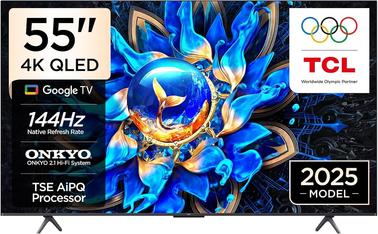 TCL – 55 Inch 55T8C QLED (Best Budget Option)